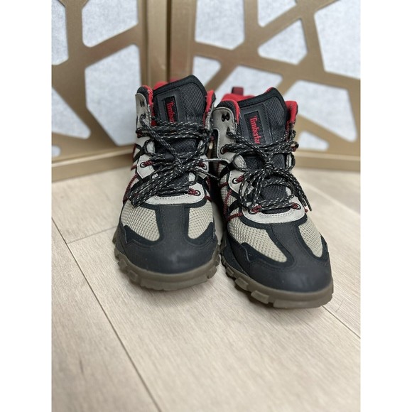 Timberland MEN GARRISON TRAIL HIKER Boot 8.5 leather gray shoes